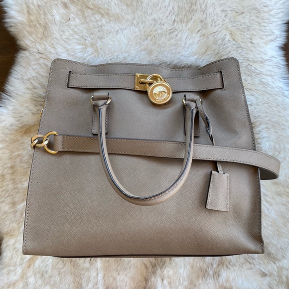 Michael Kors Hamilton Saffiano leather large tote - Picture 3 of 10